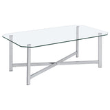 Cronin Glass Top Coffee & End Tables - Coffee Table
