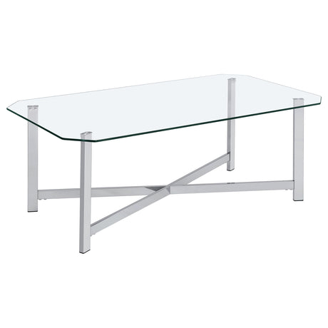 Cronin Glass Top Coffee & End Tables - Coffee Table