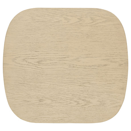 Kailani Coastal Coffee Table, End Table, Sofa Table & 79" Cane TV Stand - Beige Oak – view 19