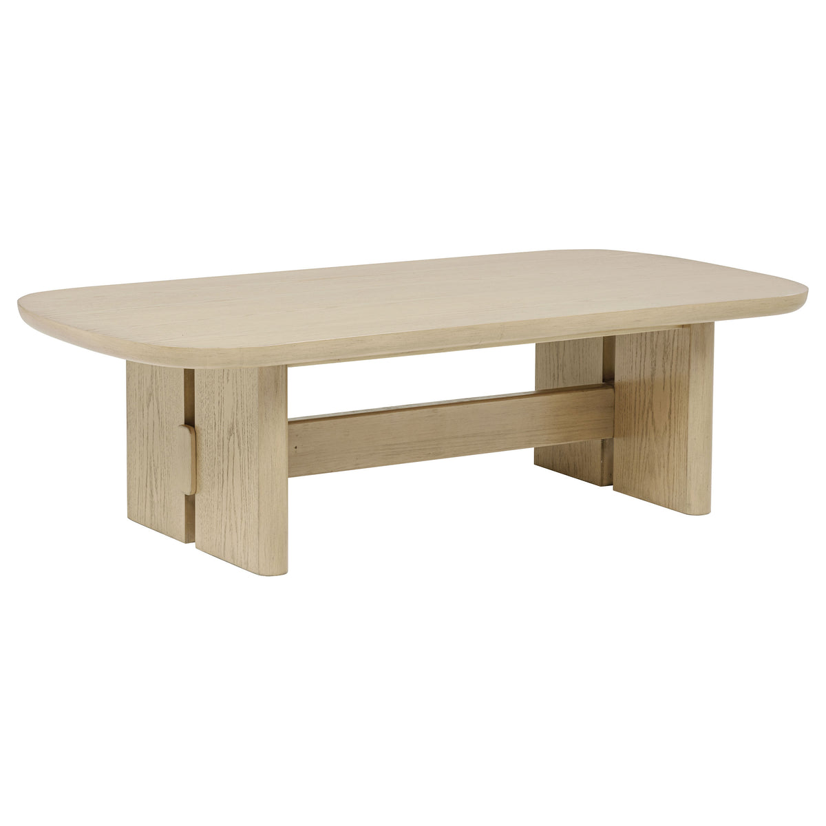 Kailani Coastal Coffee Table, End Table, Sofa Table & 79" Cane TV Stand - Coffee Table