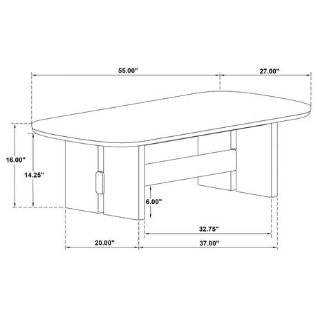 Kailani Coastal Coffee Table, End Table, Sofa Table & 79" Cane TV Stand - Beige Oak – view 13