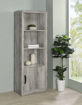 Burke 59" TV Stand & Entertainment Center with Media Towers - Grey Driftwood, Fits TVs up to 65" - lifestyle