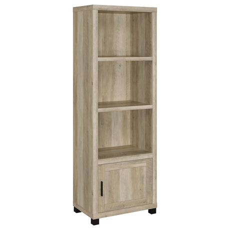 Sachin 79" TV Stand & Entertainment Center with Media Towers - Media Tower (Distressed Pine)