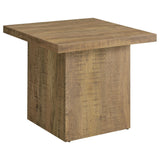 Devar Square Block-Base Coffee Table & End Table Sets - End Table
