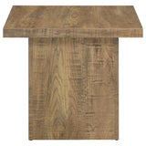 Devar Square Block-Base Coffee Table & End Table Sets - Rustic Natural Mango Wood Grain – view 20
