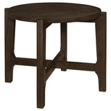 Cota Round Solid Wood Coffee & End Table Sets - Round End Table