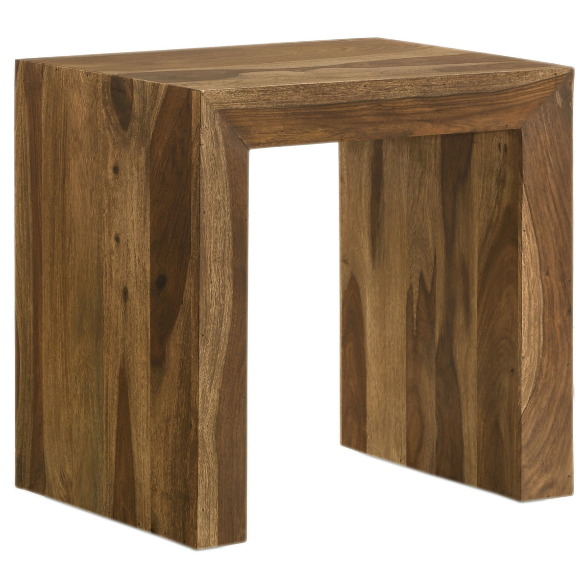 Odilia Solid Sheesham Coffee Table, End Table & Console - End Table