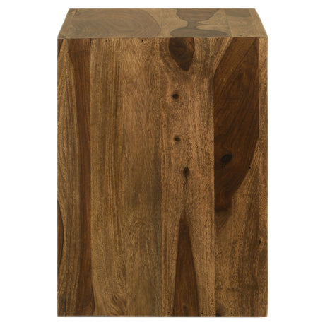Odilia Solid Sheesham Coffee Table, End Table & Console - U-Shaped Rustic Modern Design in Auburn – view 15