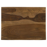 Odilia Solid Sheesham Coffee Table, End Table & Console - U-Shaped Rustic Modern Design in Auburn – view 16