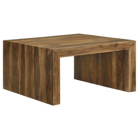 Odilia Solid Sheesham Coffee Table, End Table & Console - Square Coffee Table