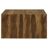 Odilia Solid Sheesham Coffee Table, End Table & Console - U-Shaped Rustic Modern Design in Auburn – view 8