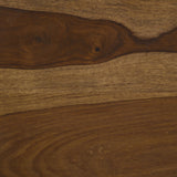 Odilia Solid Sheesham Coffee Table, End Table & Console - U-Shaped Rustic Modern Design in Auburn – view 10
