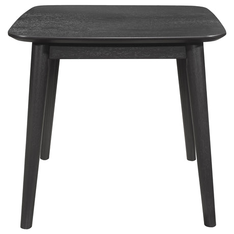 Radley 3-Piece Coffee Table Set - Mid-Century Black Ash with Angled Legs – view 4