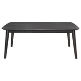 Radley 3-Piece Coffee Table Set - Mid-Century Black Ash with Angled Legs – view 7
