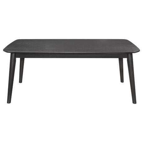 Radley 3-Piece Coffee Table Set - Mid-Century Black Ash with Angled Legs – view 7