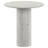 Astoria Round Genuine Marble Coffee Table & End Table Sets - 22" End Table Only