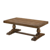 Amy rustic wood occasional table