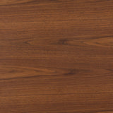 Eason 2-Piece Nesting Coffee Table Set - Walnut Square Tops on Black Conical Bases – view 9