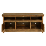 Payne 60" Farmhouse TV Stand with Open Shelves - Distressed Brown Pine for TVs up to 65" – view 4