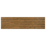 Payne 60" Farmhouse TV Stand with Open Shelves - Distressed Brown Pine for TVs up to 65" – view 11