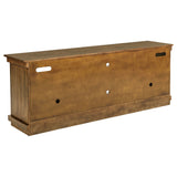 Payne 70" Farmhouse TV Stand - Two Cabinets & Open Shelves in Distressed Brown, Fits TVs up to 75" – view 7