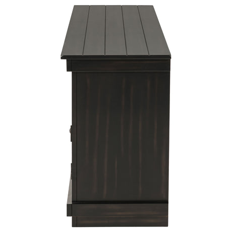 Payne 60" TV Stand - Farmhouse Distressed Java Media Console for TVs up to 65" – view 6