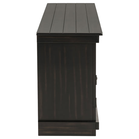 Payne 60" TV Stand - Farmhouse Distressed Java Media Console for TVs up to 65" – view 10