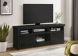 Payne 70" Farmhouse TV Stand - Distressed Java Pine with Cabinets & Open Shelves – view 1