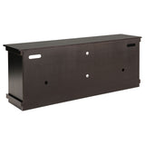 Payne 70" Farmhouse TV Stand - Distressed Java Pine with Cabinets & Open Shelves – view 7