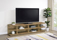 Cartmill 78" TV Stand - Rustic Mango 2-Tier Media Console for TVs up to 85" – view 1