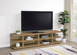 Cartmill 78" TV Stand - Rustic Mango 2-Tier Media Console for TVs up to 85" – view 1
