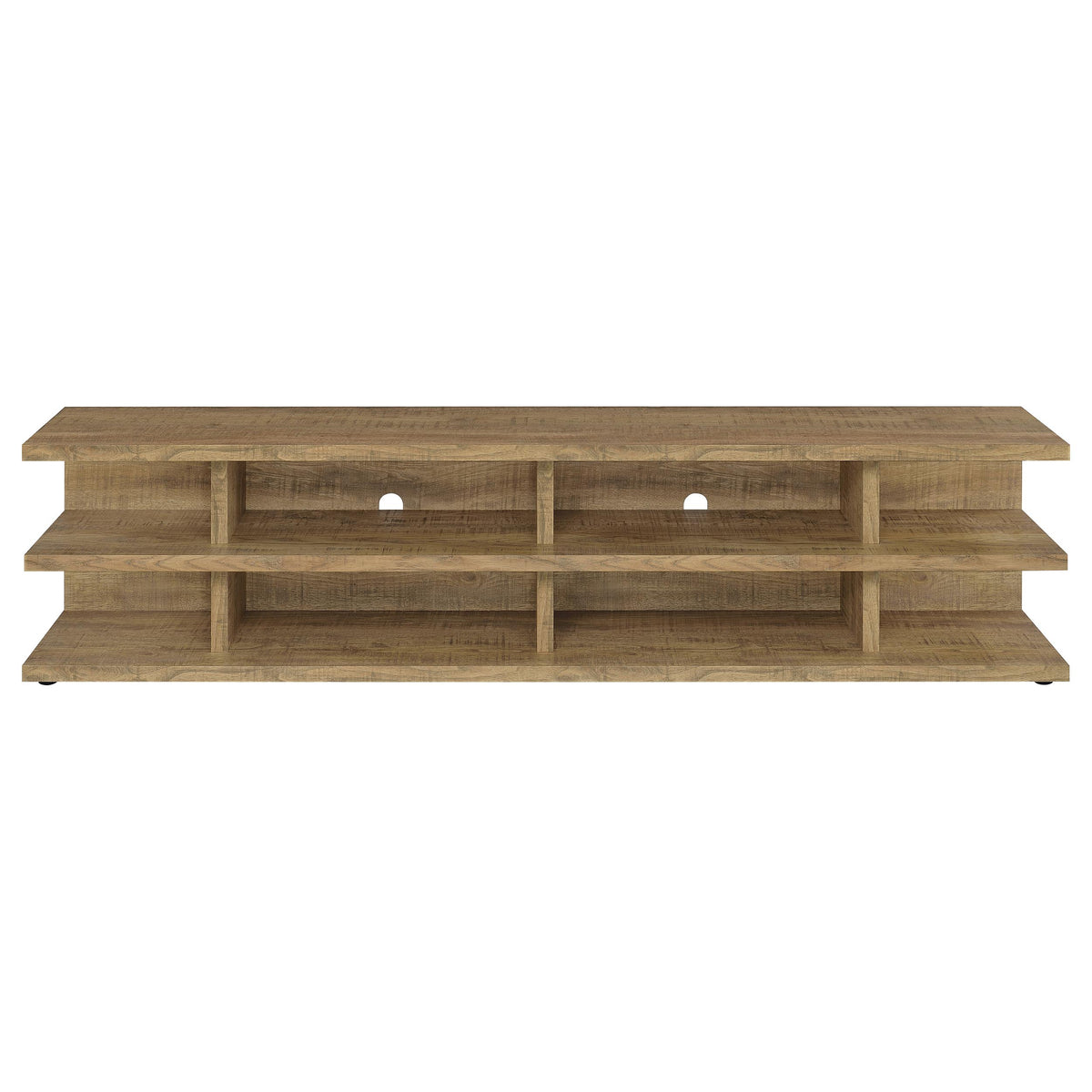 Cartmill 78" TV Stand - Rustic Mango 2-Tier Media Console for TVs up to 85" – view 3