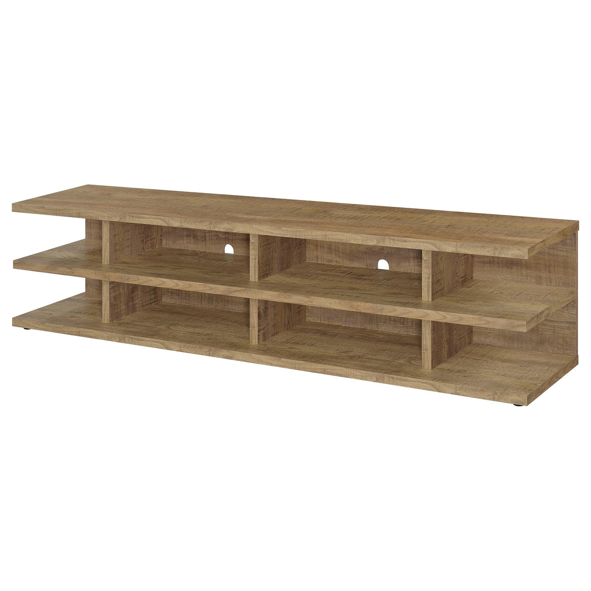 Cartmill 78" TV Stand - Rustic Mango 2-Tier Media Console for TVs up to 85" – view 4