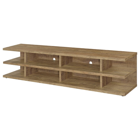 Cartmill 78" TV Stand - Rustic Mango 2-Tier Media Console for TVs up to 85" – view 4