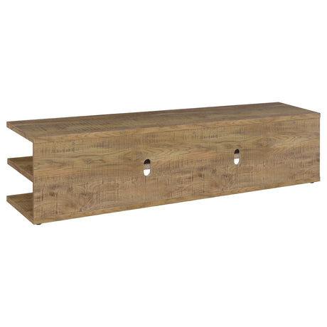 Cartmill 78" TV Stand - Rustic Mango 2-Tier Media Console for TVs up to 85" – view 6