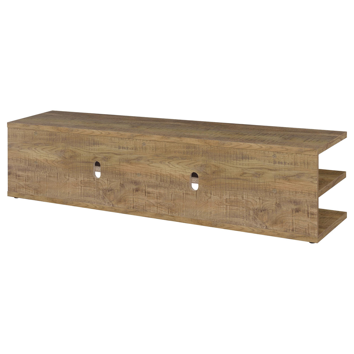 Cartmill 78" TV Stand - Rustic Mango 2-Tier Media Console for TVs up to 85" – view 7