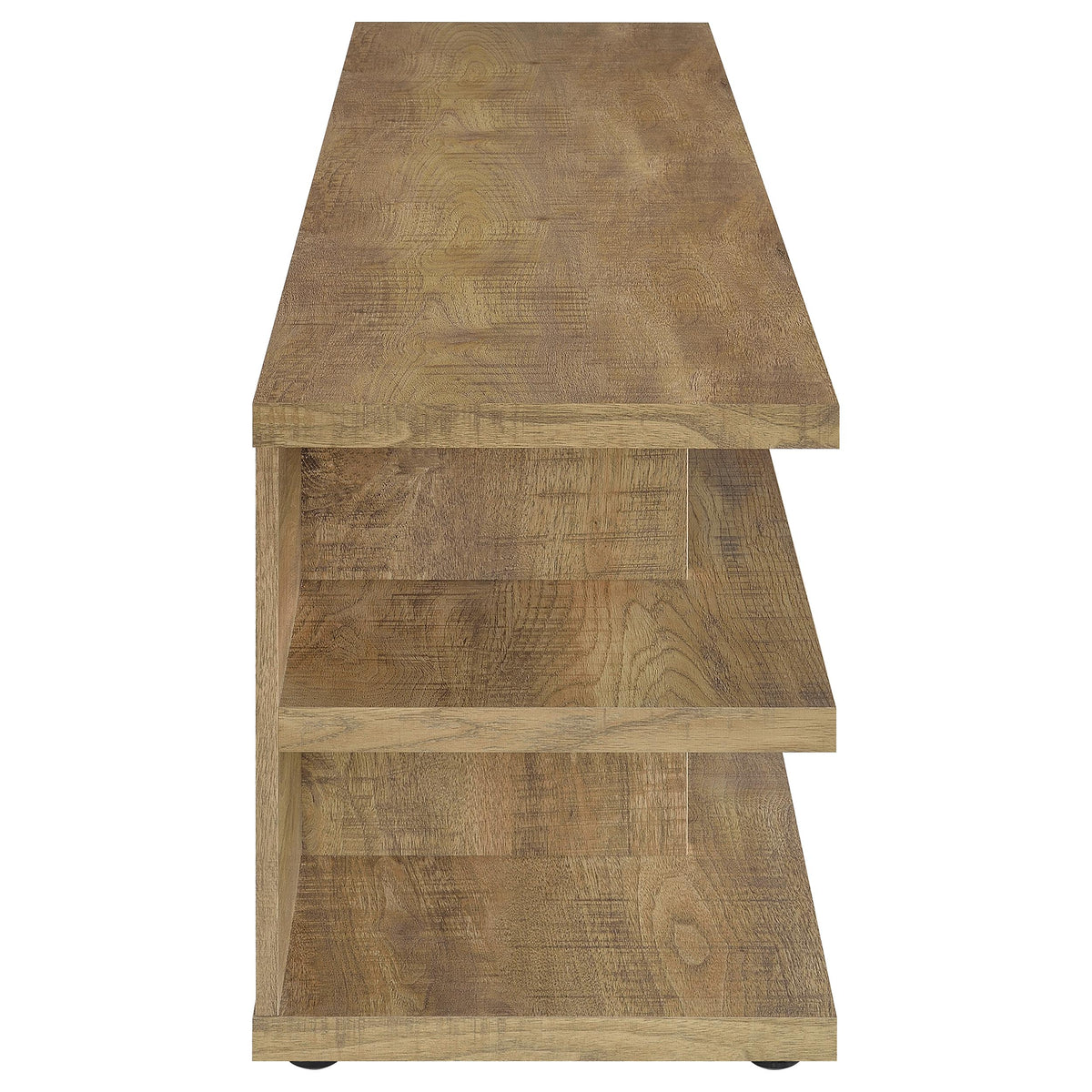 Cartmill 78" TV Stand - Rustic Mango 2-Tier Media Console for TVs up to 85" – view 8