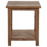 Payne Farmhouse Coffee, End & Console Tables with Shelf - Distressed Brown Pine – view 17