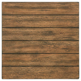 Payne Farmhouse Coffee, End & Console Tables with Shelf - Distressed Brown Pine – view 19
