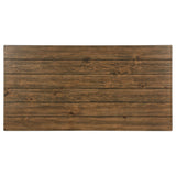 Payne Farmhouse Coffee, End & Console Tables with Shelf - Distressed Brown Pine – view 12
