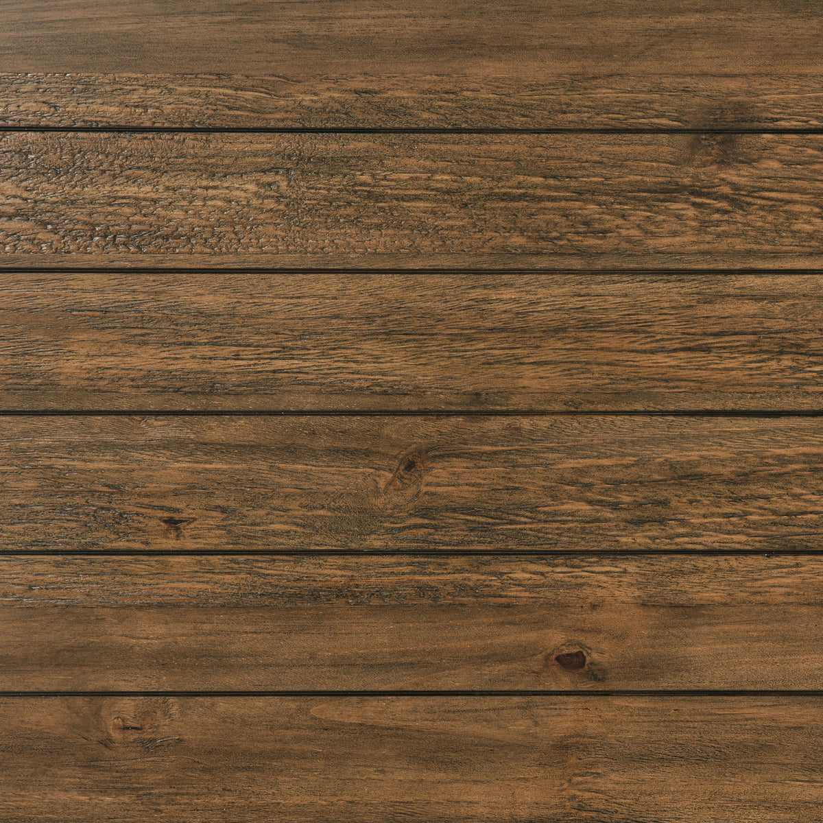 Payne Farmhouse Coffee, End & Console Tables with Shelf - Distressed Brown Pine – view 13