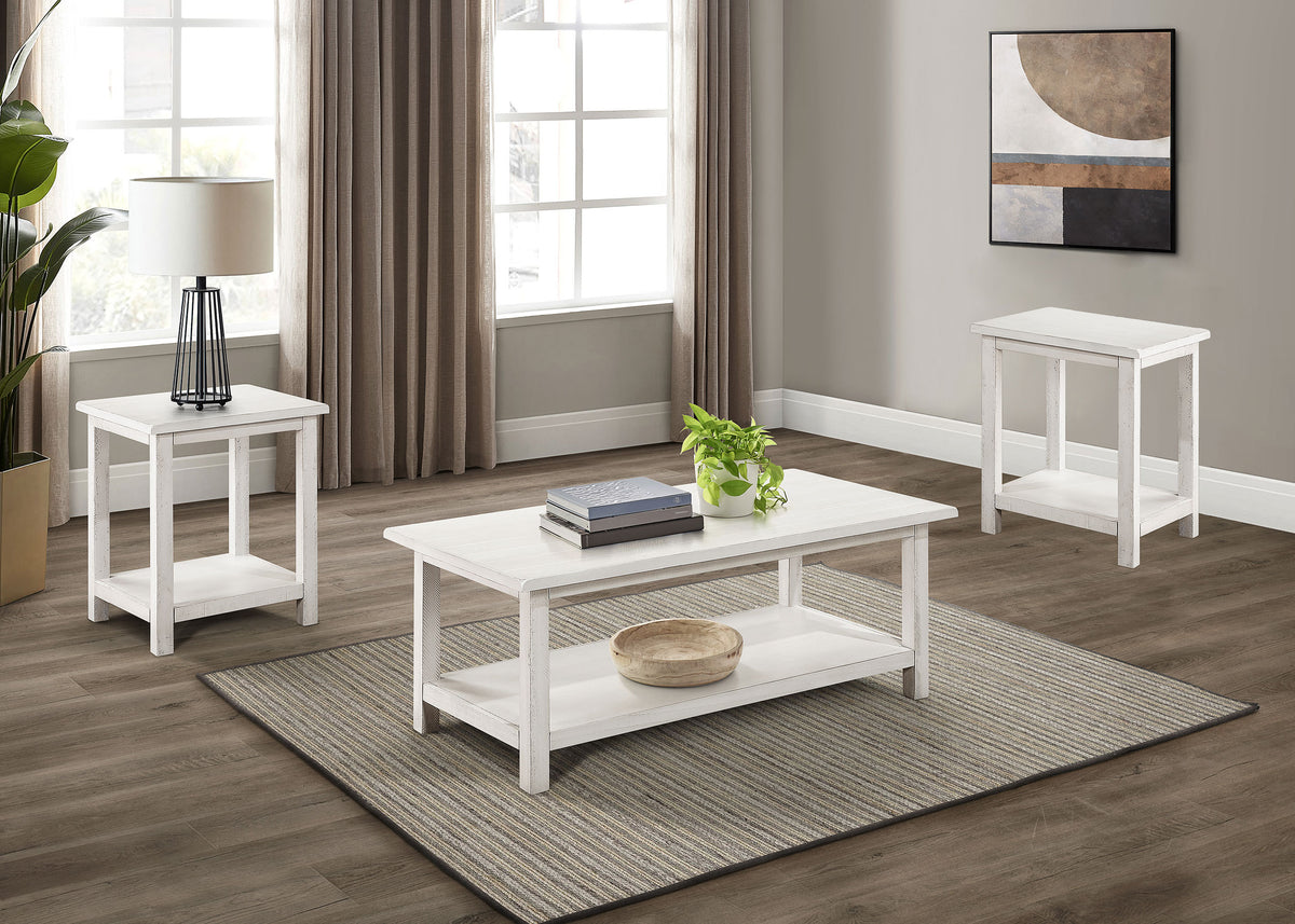 Payne Coffee Table, End Tables & Console - 3pcs- Coffee Table + 2 End Tables
