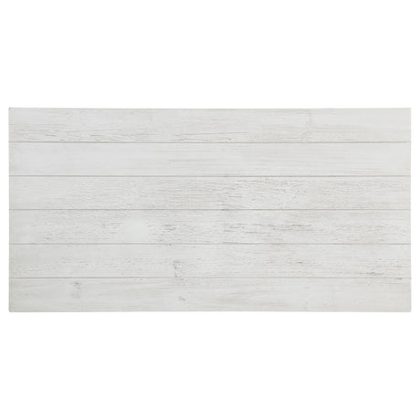 Payne Coffee Table, End Tables & Console - Farmhouse Distressed White with Lower Shelves – view 12