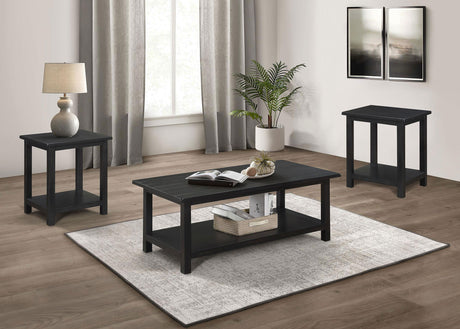 Payne Coffee Table, End Tables & Console - 3pcs- Coffee Table + 2 End Tables