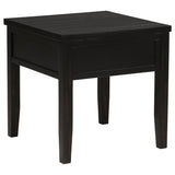 Concord Coffee Table & End Table - Distressed Java Planked Top with Louvered Drawers – view 18