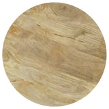 Touhy Round Solid Mango Wood Coffee & End Table - Rustic Natural Mango Finish – view 20