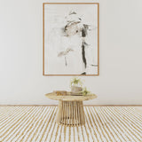 Touhy Round Solid Mango Wood Coffee & End Table - Rustic Natural Mango Finish – view 1