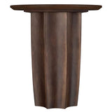 Cayenne Round Coffee Table & End Table Sets - Sculpted Pedestal Base in Solid Mango Wood, Walnut – view 18