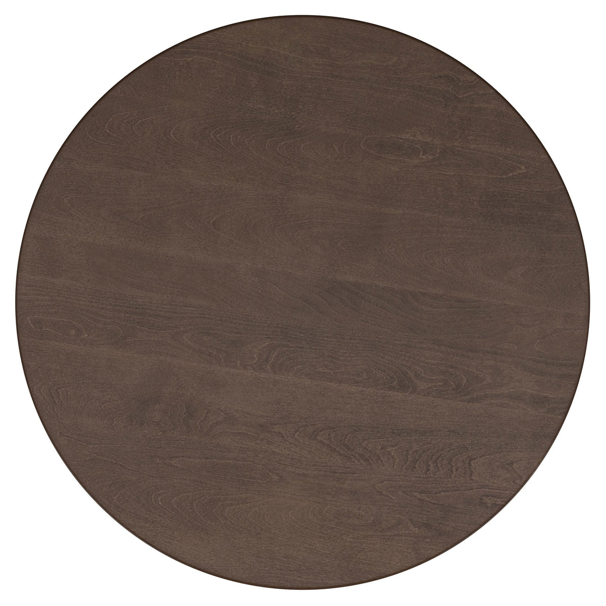 Cayenne Round Coffee Table & End Table Sets - Sculpted Pedestal Base in Solid Mango Wood, Walnut – view 8