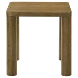 Castlewood Coffee Table & End Table Sets - Rounded Corners & Cylindrical Legs in Brown Oak – view 14